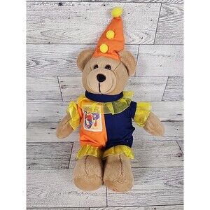 Vintage Kendall The Clown Collectible Bear Plush 2005 CIRCUS POSTAGE STAMP 11"